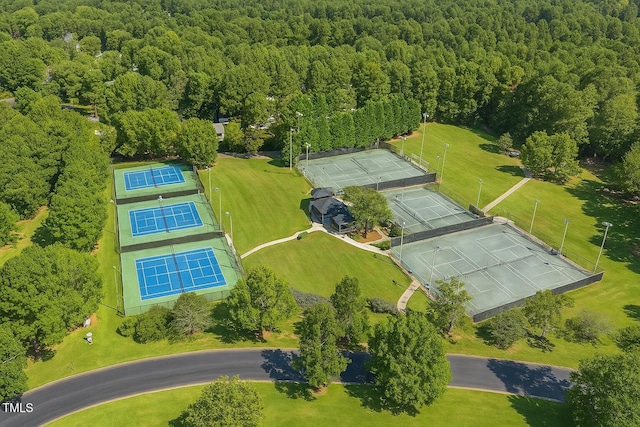 103 Lakeway Ct, Cary, NC 27511 - drone / aerial view of a heavily wooded area