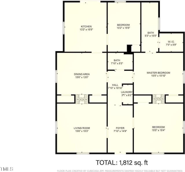 304 Linden Ave, Raleigh, NC 27601 - home floor plan