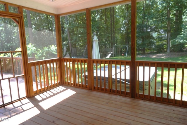 5917 Clearsprings Dr, Wake Forest, NC 27587 - view of unfurnished sunroom