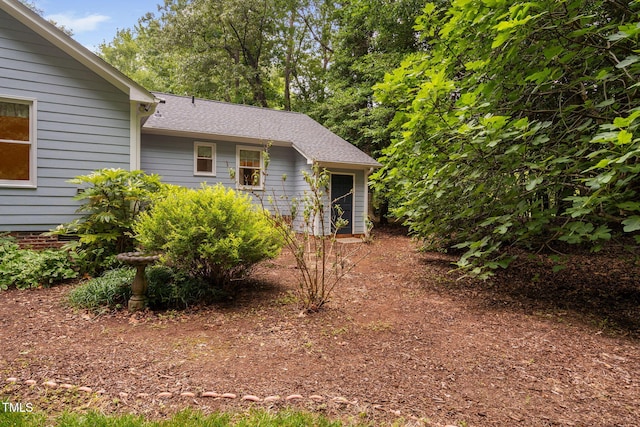 4004 Bamburgh Ln, Apex, NC 27539 - exterior space with a shingled roof