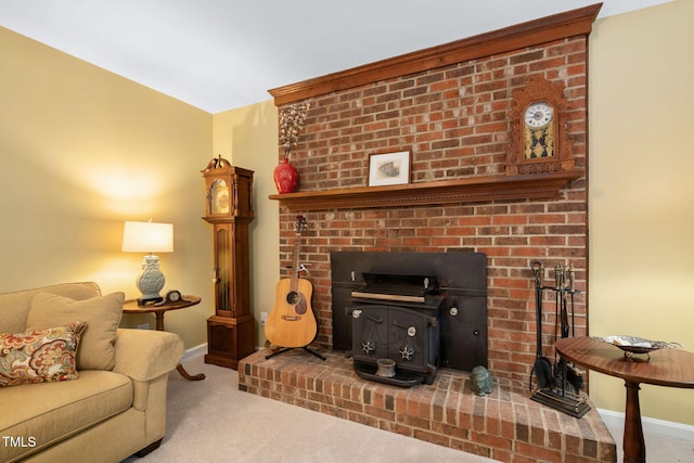 4004 Bamburgh Ln, Apex, NC 27539 - living area featuring carpet flooring and baseboards