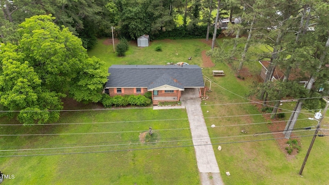 aerial view of property and surrounding area
