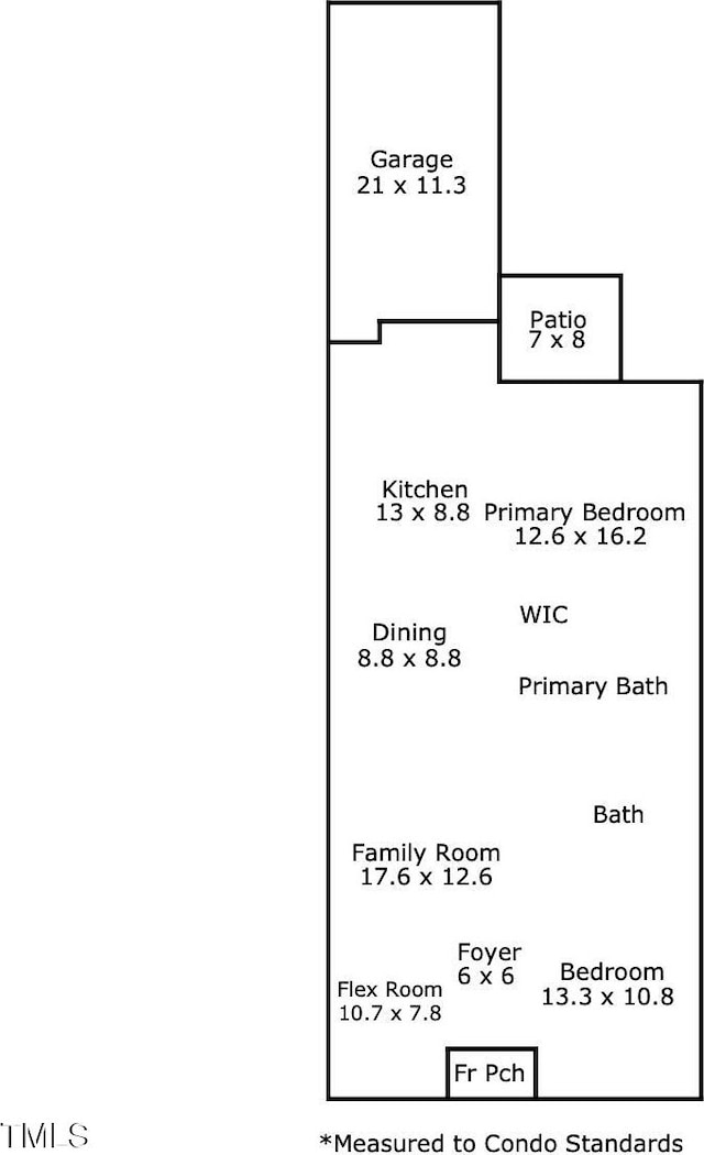 11220 Avocet Ln Unit 104, Raleigh, NC 27617 - room layout