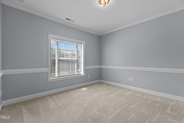 39 Mcguire Ln, Clayton, NC 27527 - empty room with baseboards, crown molding, and light colored carpet