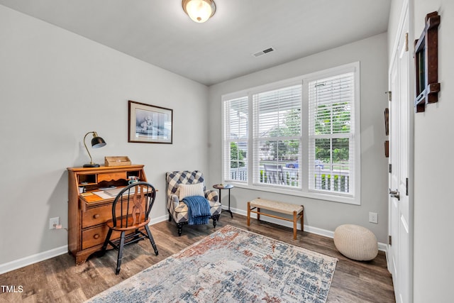 1096 Aberlour Ln, Burlington, NC 27215 - office space with baseboards and wood finished floors