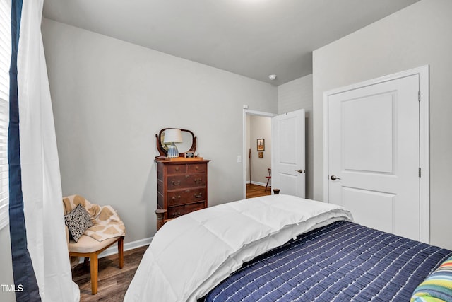 1096 Aberlour Ln, Burlington, NC 27215 - bedroom with wood finished floors and baseboards