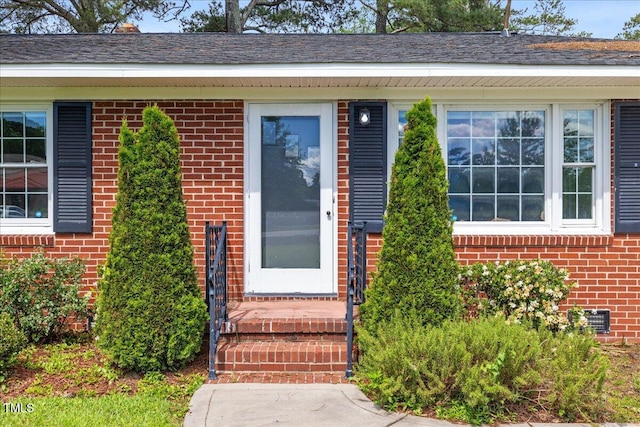5345 Lamm Rd, Wilson, NC 27893 - doorway to property featuring brick siding
