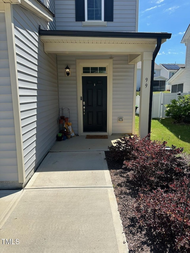 99 Still Hand Dr, Clayton, NC 27527 - entrance to property with a porch