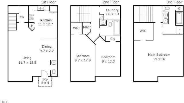 8610 Neuse Landing Ln Unit 103, Raleigh, NC 27616 - home floor plan