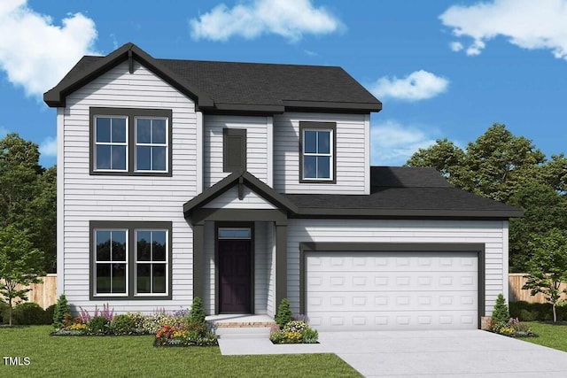 13 Cozy Hvn, Fuquay Varina, NC 27526 - traditional home with driveway and roof with shingles