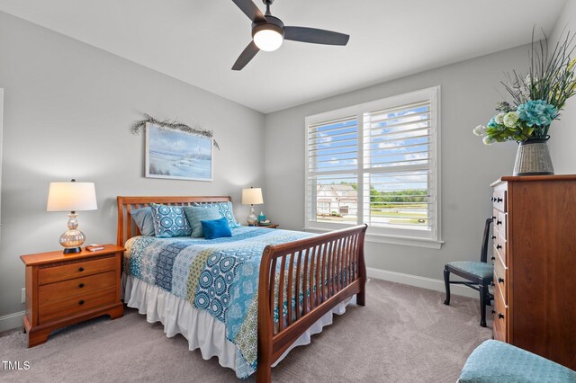 4564 Ashtons Way, Franklinton, NC 27525 - bedroom with carpet floors, baseboards, and a ceiling fan