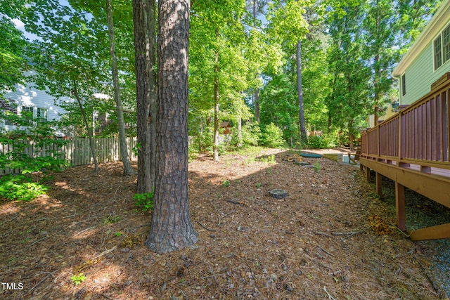 2408 Fordcrest Dr, Apex, NC 27502 - view of yard featuring a deck