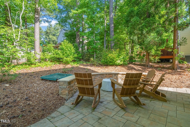 2408 Fordcrest Dr, Apex, NC 27502 - view of patio