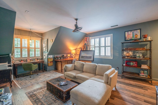 3325 Falls River Ave, Raleigh, NC 27614 - living area with hardwood / wood-style floors