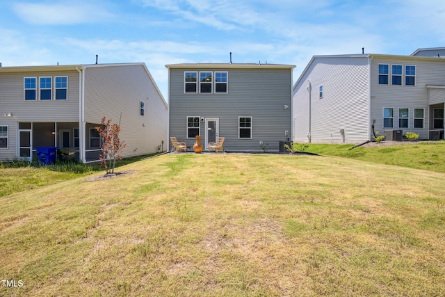 1007 Sora Way, Durham, NC 27703 - back of house with a yard and cooling unit