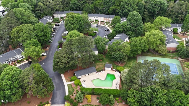 7719 Kingsberry Ct, Raleigh, NC 27615 - view of property location with a pool