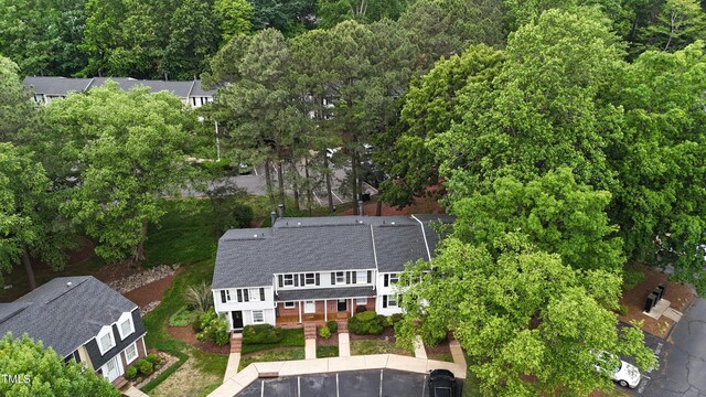 7719 Kingsberry Ct, Raleigh, NC 27615 - aerial view of property and surrounding area