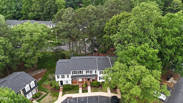 7719 Kingsberry Ct, Raleigh, NC 27615 - aerial view of property and surrounding area