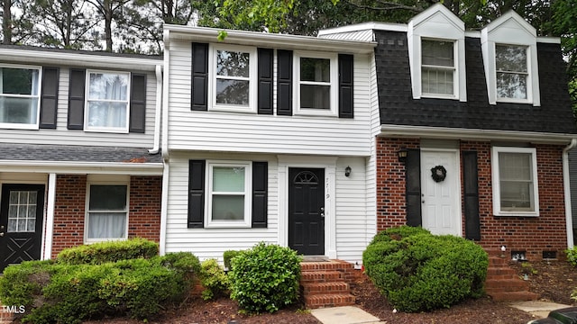 7719 Kingsberry Ct, Raleigh, NC 27615 - multi unit property with entry steps, brick siding, and a shingled roof