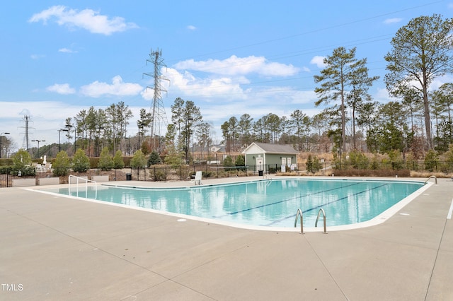 1008 Sounding Ln, Durham, NC 27703 - community pool featuring a patio area