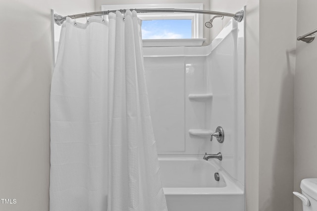 1112 Monterey Bay Dr, Wake Forest, NC 27587 - full bathroom with shower / bath combo and toilet