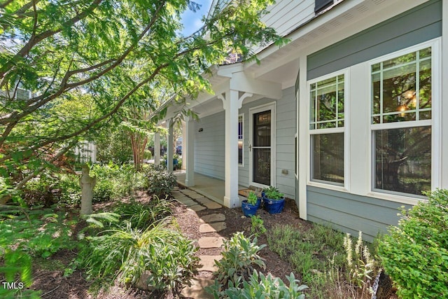 3002 Bartlett Cir, Hillsborough, NC 27278 - doorway to property with a porch