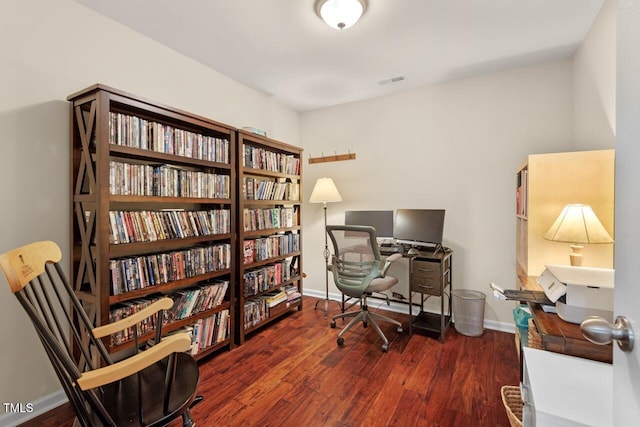 3002 Bartlett Cir, Hillsborough, NC 27278 - home office featuring wood finished floors and baseboards