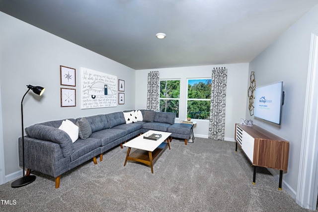 2250 Cherry Creek Rd, Haw River, NC 27258 - carpeted living room with baseboards