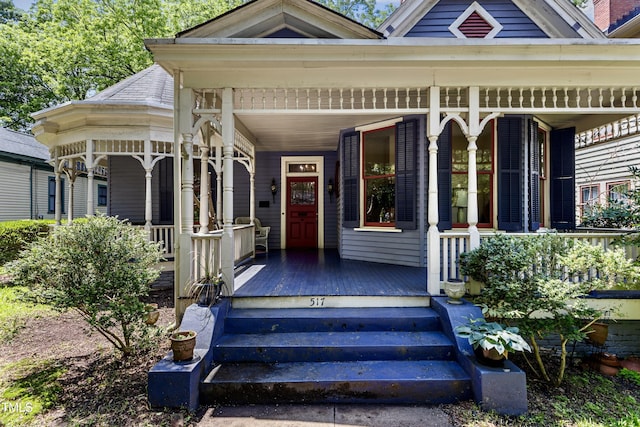 517 N E St, Raleigh, NC 27604 - property entrance with covered porch