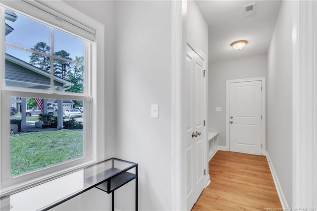 607 Rempstone Ln, Fayetteville, NC 28311 - hall with light wood-style floors and baseboards