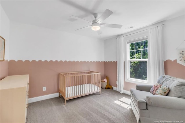 607 Rempstone Ln, Fayetteville, NC 28311 - bedroom featuring carpet, baseboards, and ceiling fan