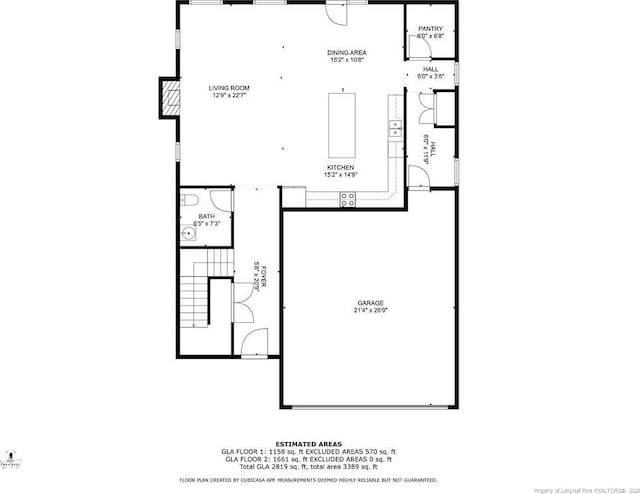 607 Rempstone Ln, Fayetteville, NC 28311 - home floor plan