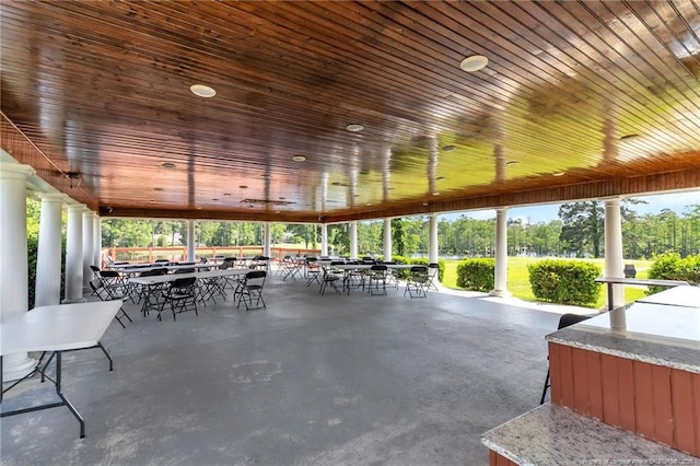607 Rempstone Ln, Fayetteville, NC 28311 - view of patio / terrace featuring outdoor dining area