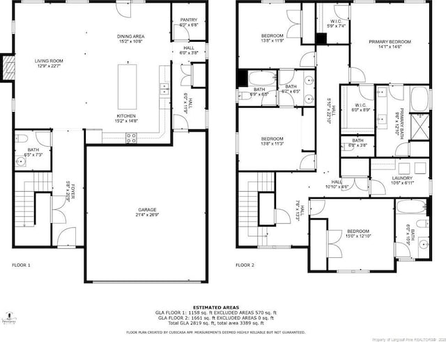 607 Rempstone Ln, Fayetteville, NC 28311 - view of property floor plan