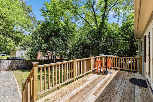 1304 N Duke St, Durham, NC 27701 - view of wooden terrace