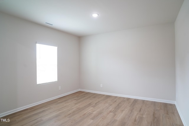 2106 Cherry Creek Rd, Haw River, NC 27258 - spare room with light wood-style flooring, baseboards, and recessed lighting