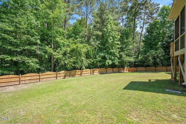 6512 Blalock Forest Dr, Willow Springs, NC 27592 - view of yard