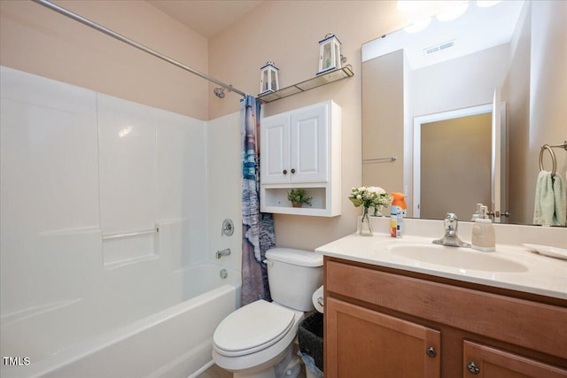6512 Blalock Forest Dr, Willow Springs, NC 27592 - full bathroom with toilet, shower / tub combo, and vanity