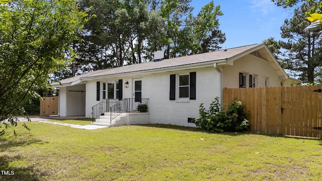 314 Wrenn St, Apex, NC 27502 - ranch-style home with brick siding