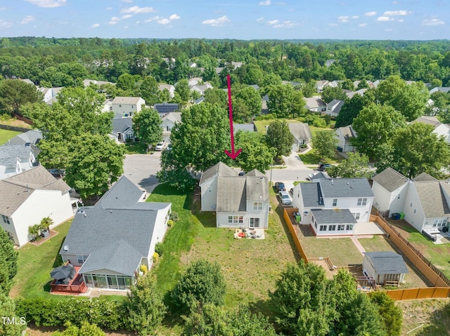 5312 Suntan Lake Dr, Raleigh, NC 27610 - aerial perspective of suburban area