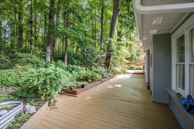 4021 Converse Dr, Raleigh, NC 27609 - view of wooden deck