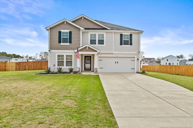 34 Merlin Ct, Godwin, NC 28344 - view of front facade featuring an attached garage and concrete driveway