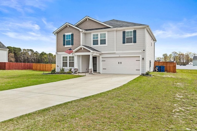 34 Merlin Ct, Godwin, NC 28344 - craftsman-style house with a garage and driveway