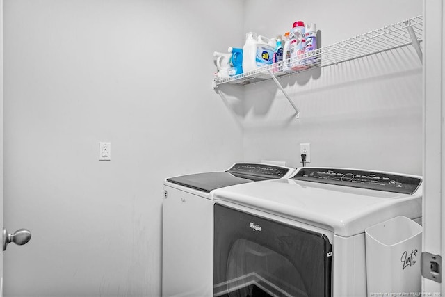 34 Merlin Ct, Godwin, NC 28344 - laundry area with independent washer and dryer