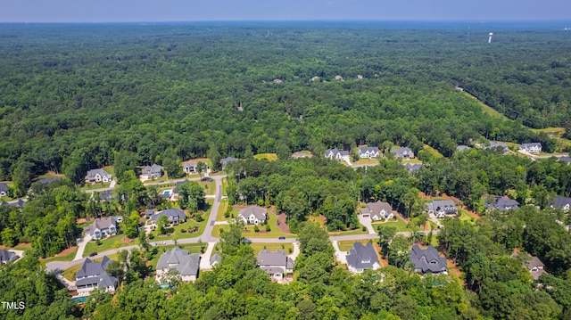 7212 Summer Tanager Trl, Raleigh, NC 27614 - aerial view of residential area with a forest