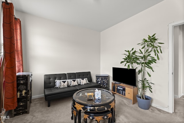 4612 Hanging Fern Ln, Raleigh, NC 27604 - living area featuring carpet flooring and baseboards