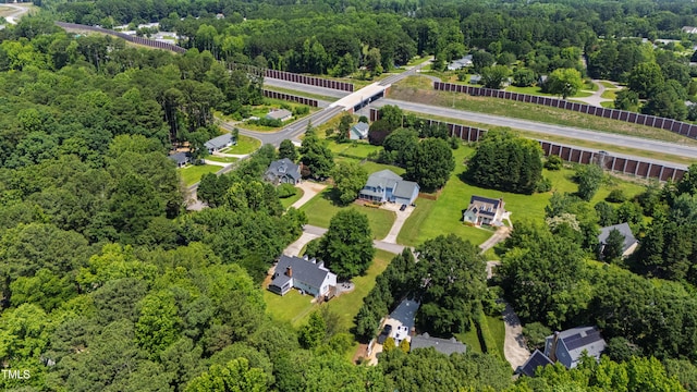 5413 Lower Creek Ct, Apex, NC 27539 - aerial view of property's location featuring a forest