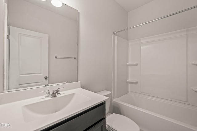6618 Perry Creek Rd, Raleigh, NC 27616 - full bathroom featuring vanity, toilet, and  shower combination