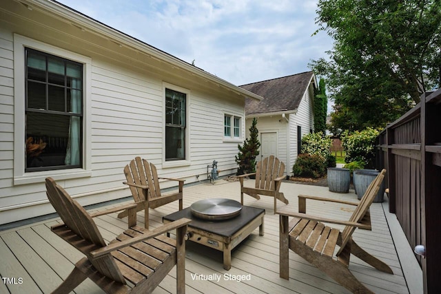 253 Tobacco Farm Way, Chapel Hill, NC 27516 - deck featuring an outdoor living space