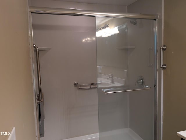 3405 Ode Turner Rd, Hillsborough, NC 27278 - bathroom featuring a shower stall and a sink